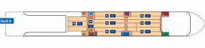 Stena Germanica 渡轮甲板09平面图
