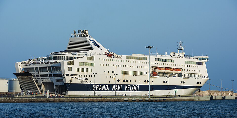 GNV Excelsior 渡轮实船照片