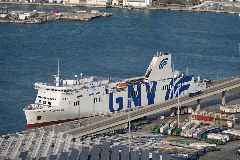GNV 西兰渡轮实船照片