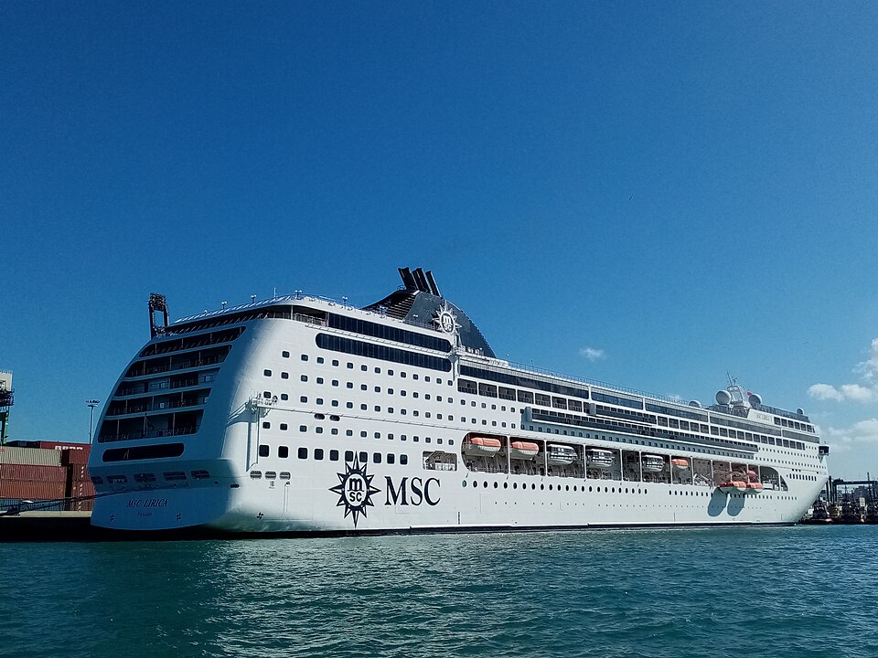 MSC抒情诗实船照片