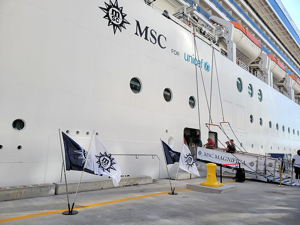 MSC 华丽号实船照片